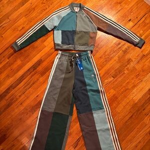 Adidas x Kseniaschnaider Reprocessed Track Pants & Sweatshirt Women Size S *READ